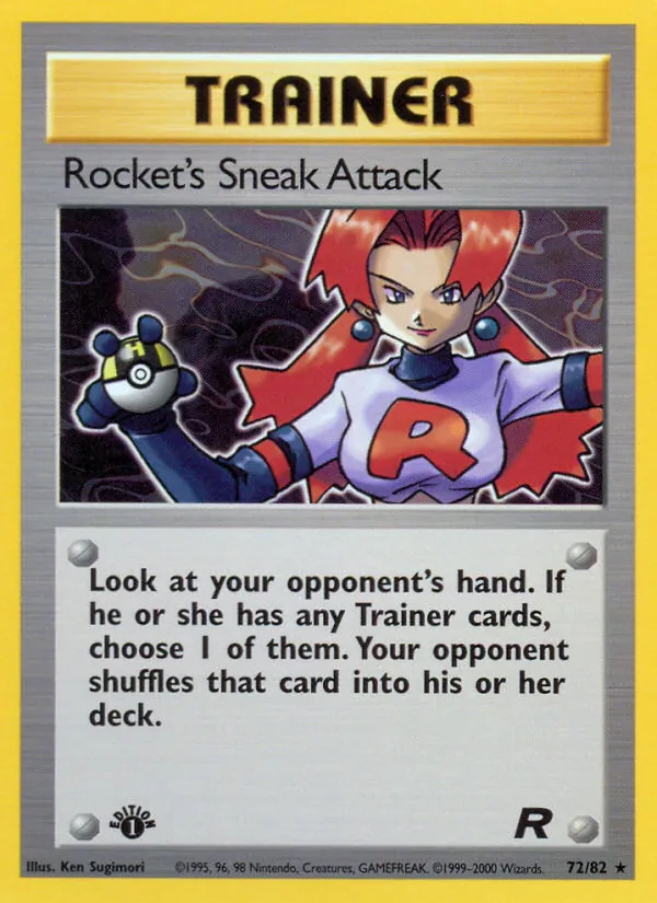 Rocket's Sneak Attack, Team Rocket #72/82