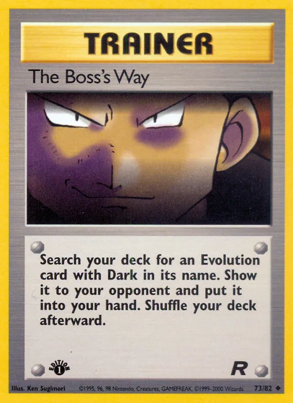 The Boss's Way, Team Rocket #73/82