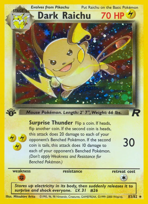 Dark Raichu #83/82
