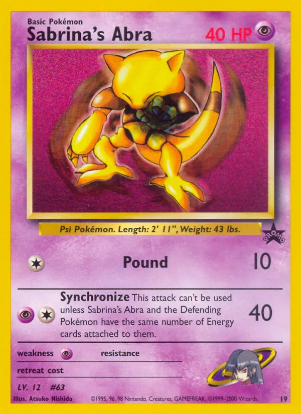 Sabrina's Abra #19/53