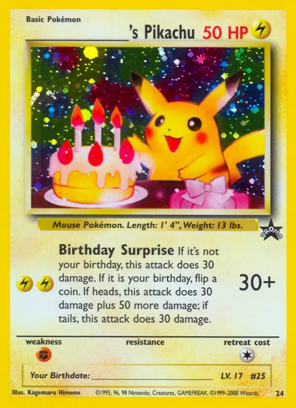 ___________'s Pikachu #24/53