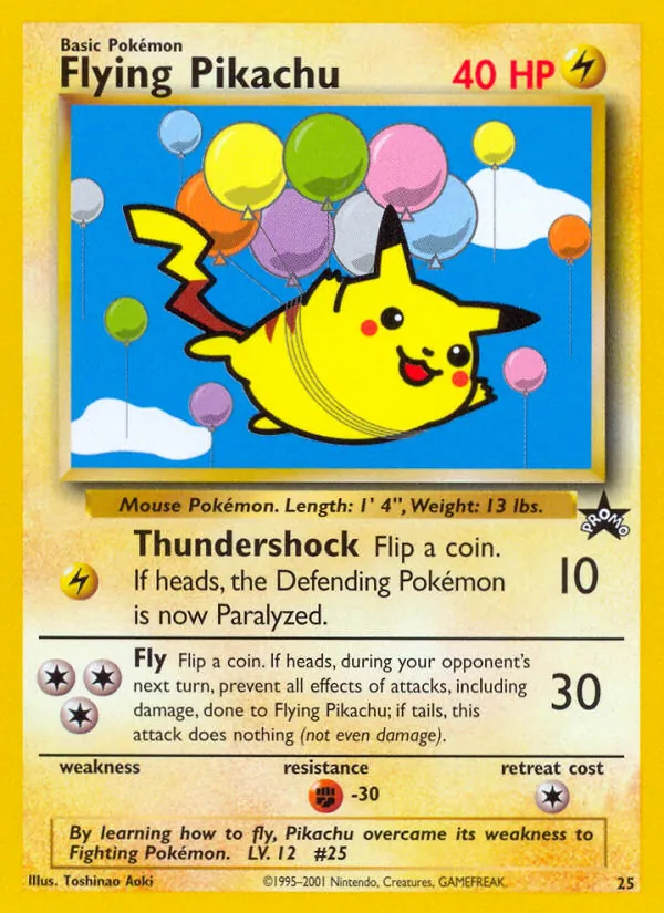 Flying Pikachu #25/53
