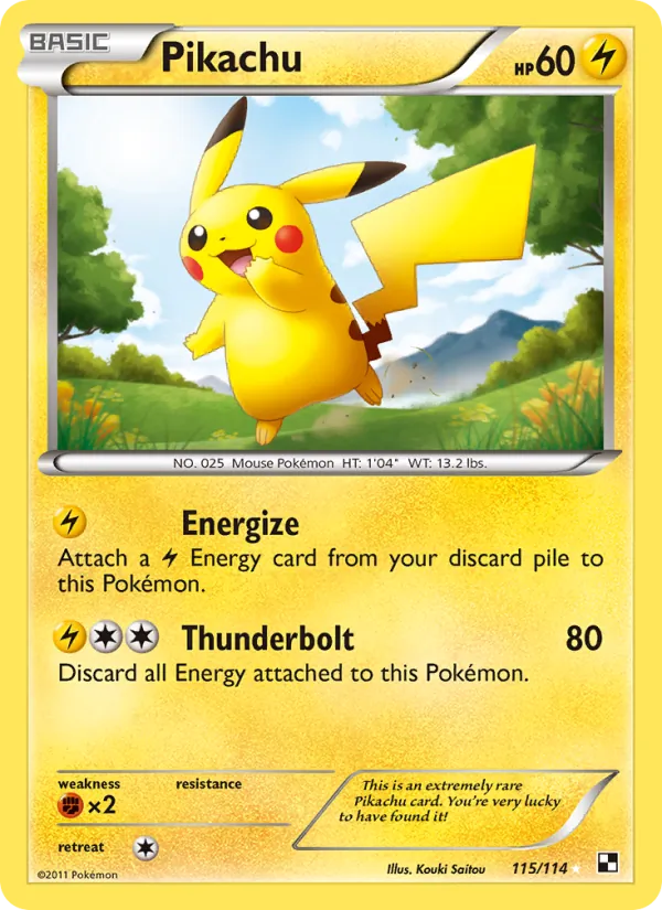 Pikachu #115/114