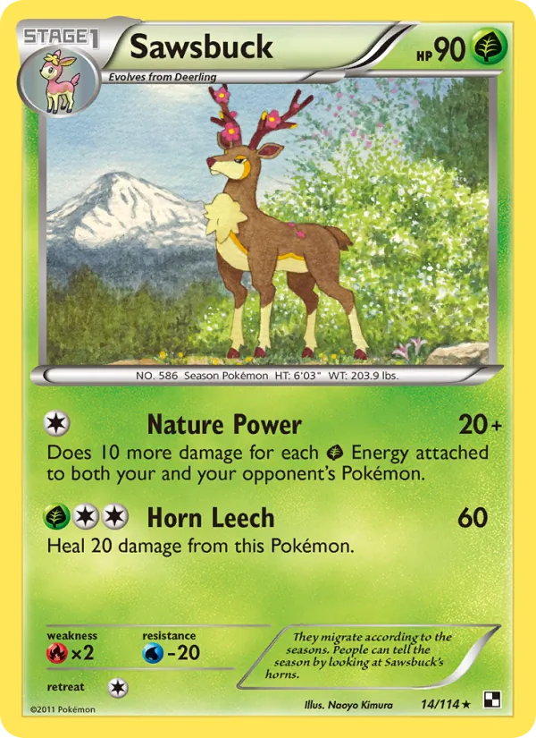 Sawsbuck #14/114