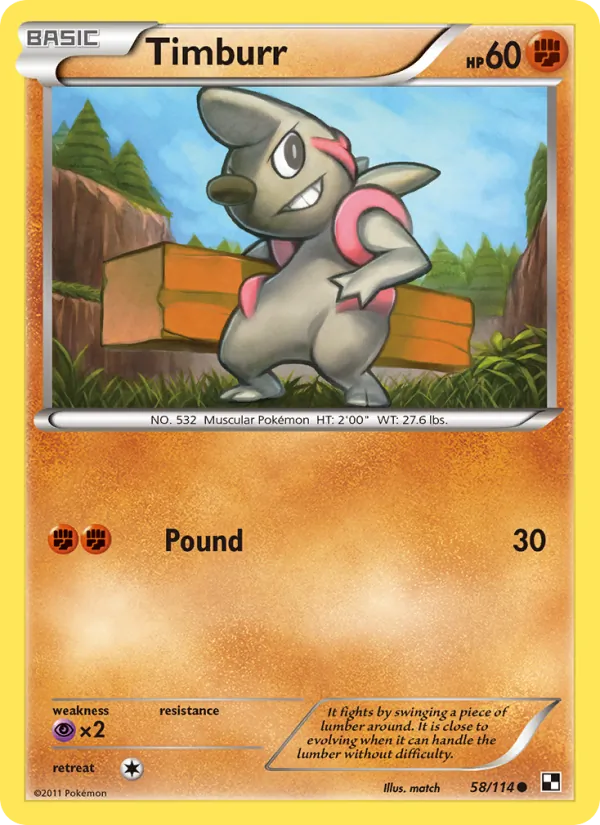 Timburr #58/114