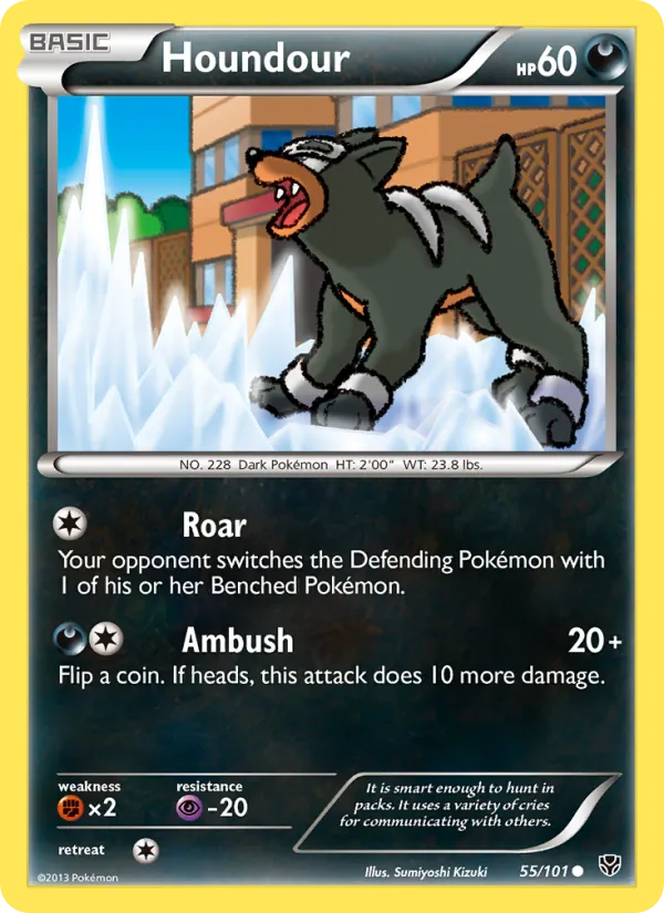 Houndour #55/101