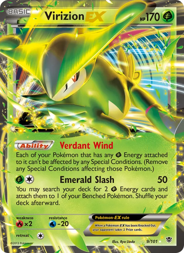 Virizion-EX #9/101