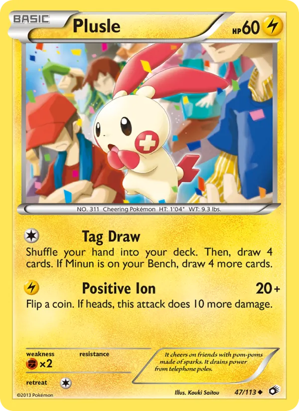 Plusle #47/113
