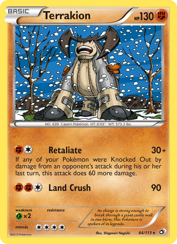 Terrakion #84/113