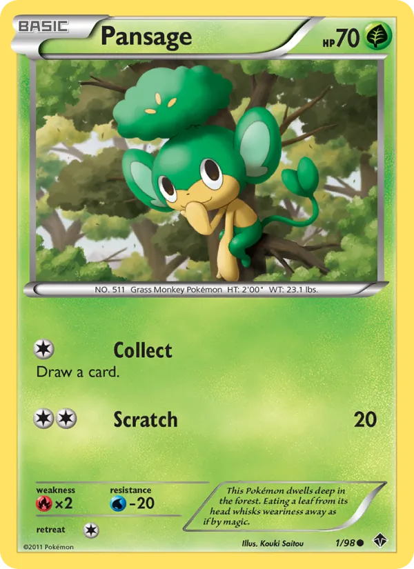 Pansage #1/98