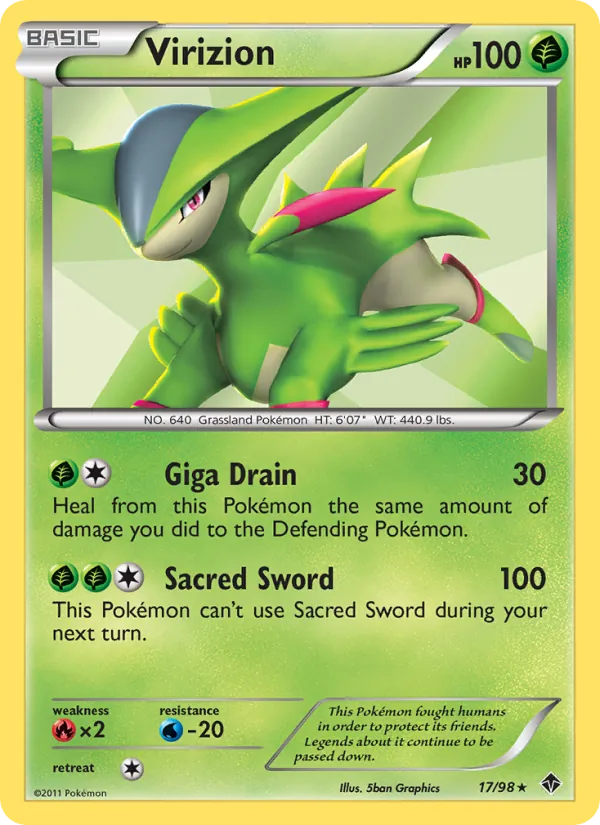 Virizion #17/98