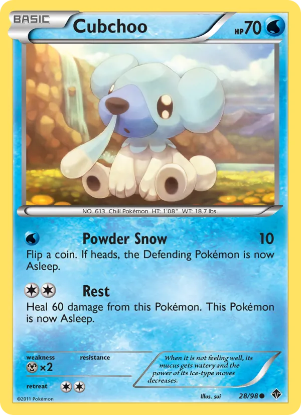 Cubchoo #28/98