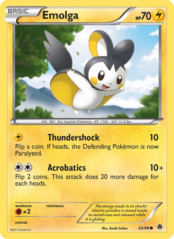 Emolga #32/98