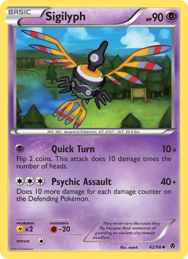Sigilyph #42/98
