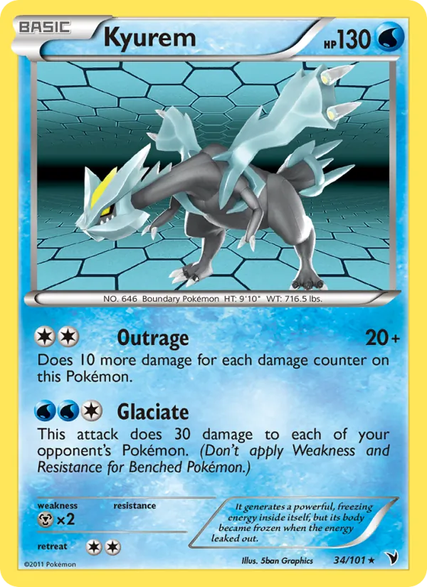 Kyurem #34/101