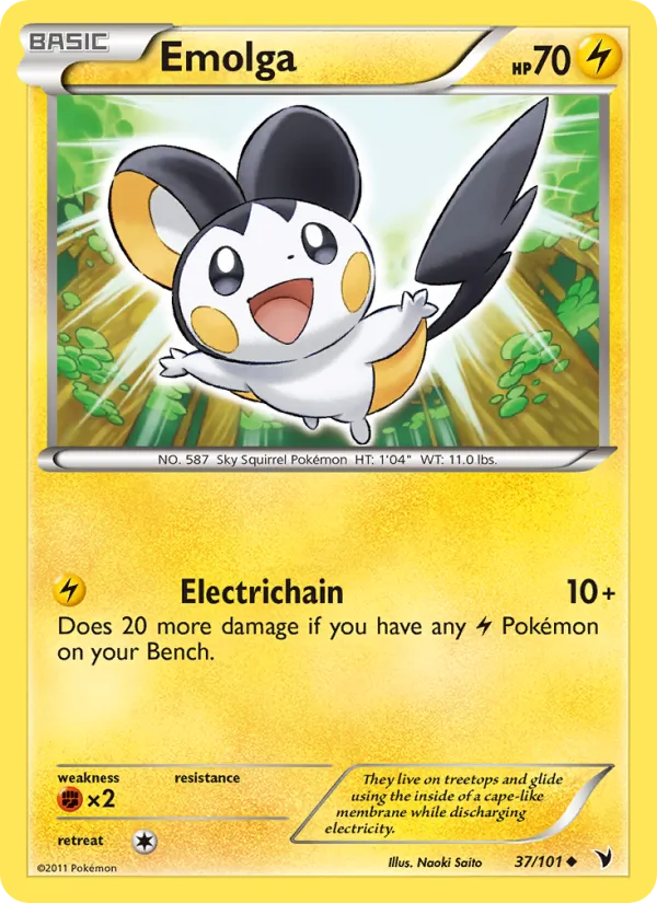 Emolga #37/101