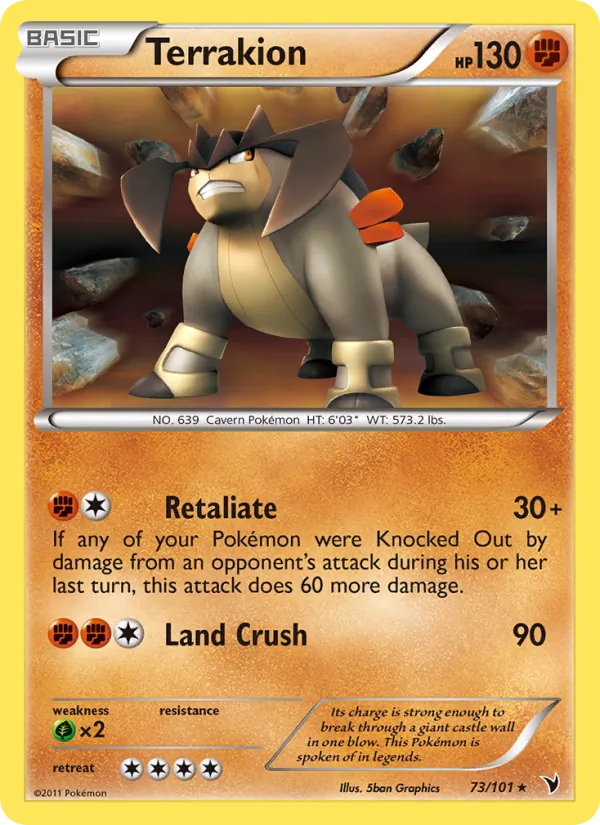 Terrakion #73/101