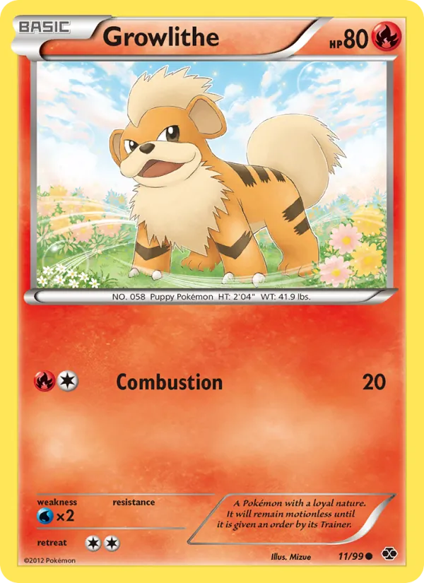 Growlithe #11/99