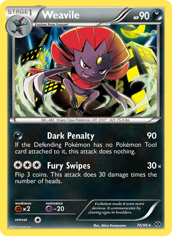 Weavile #70/99