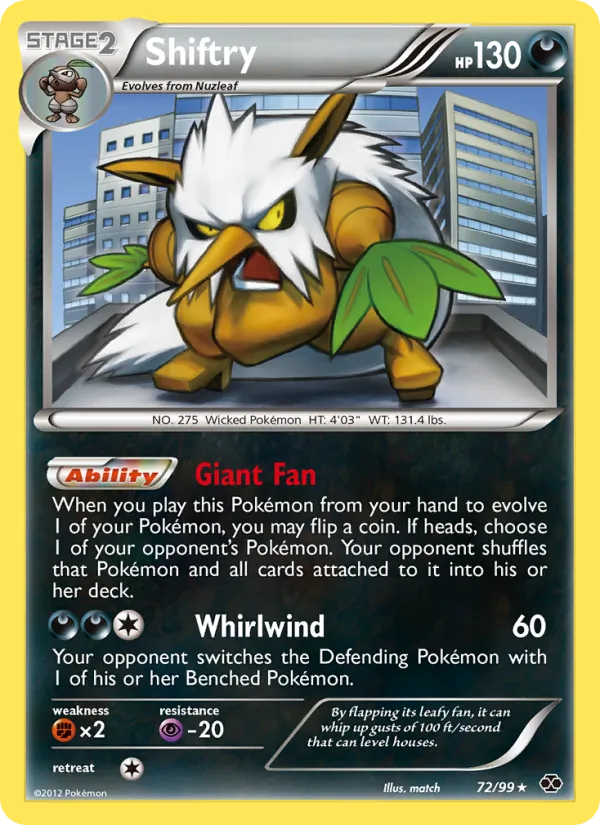 Shiftry #72/99