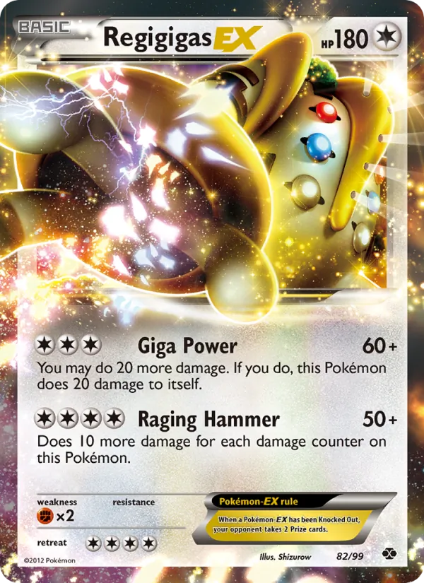 Regigigas-EX #82/99