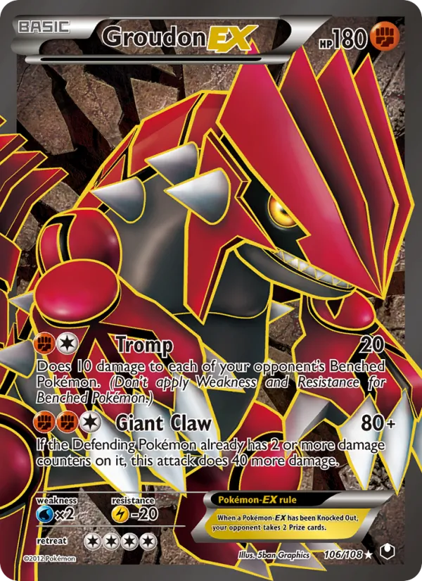 Groudon-EX #106/108