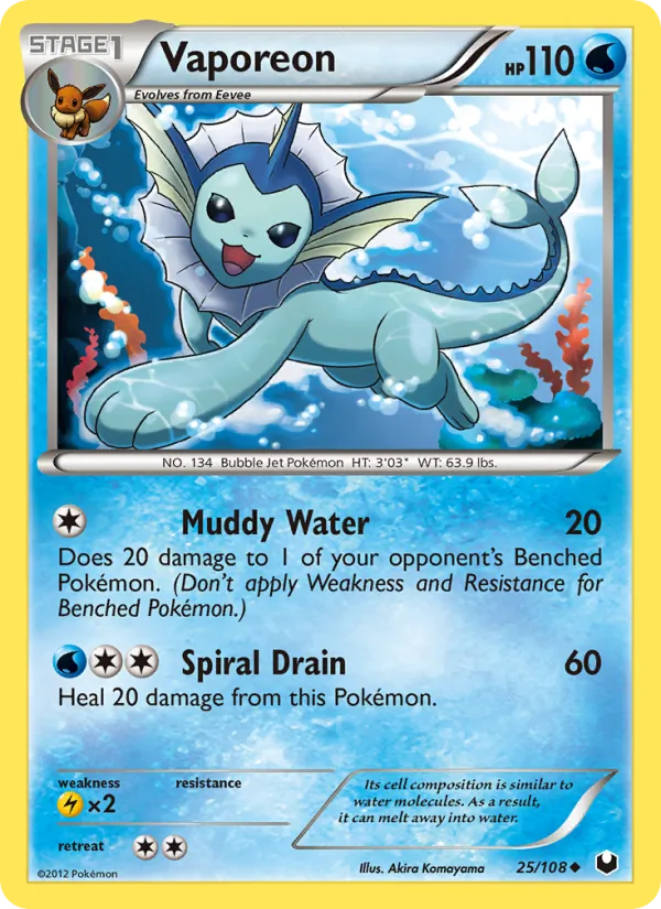 Vaporeon #25/108