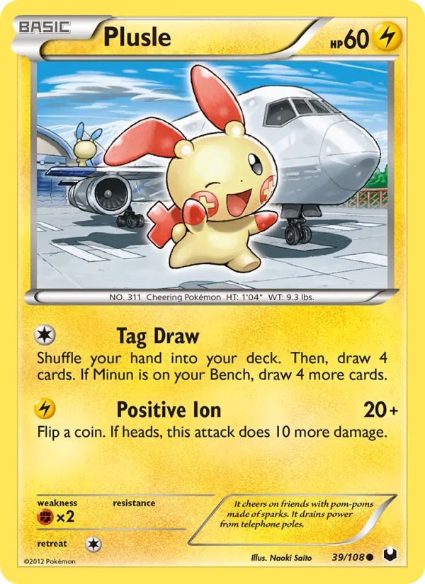 Plusle #39/108
