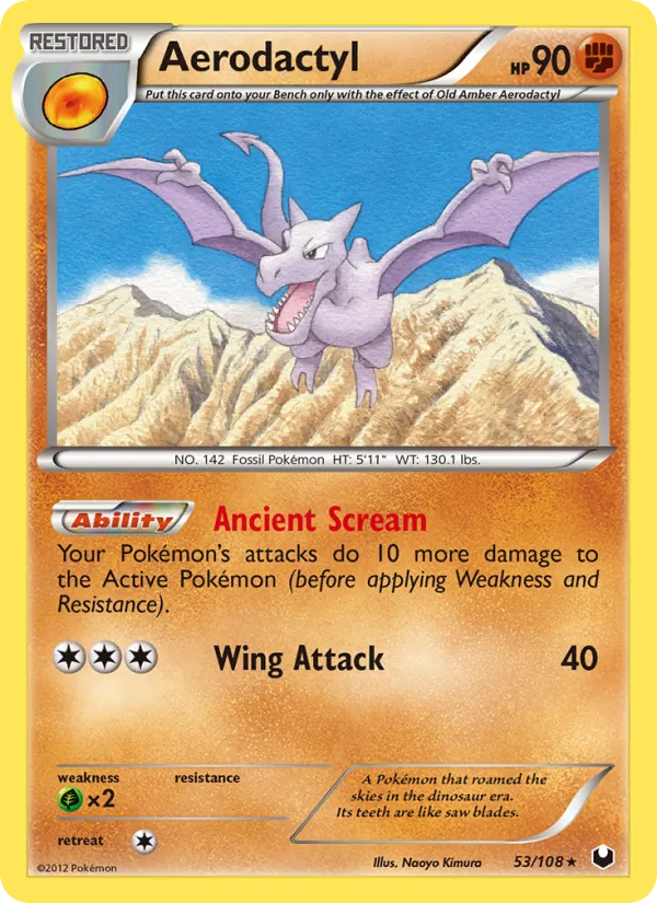 Aerodactyl #53/108