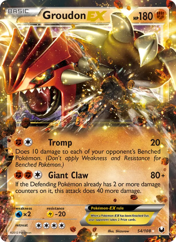 Groudon-EX #54/108