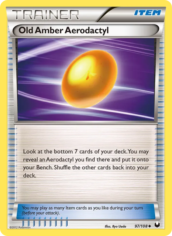 Old Amber Aerodactyl, Dark Explorers #97/108