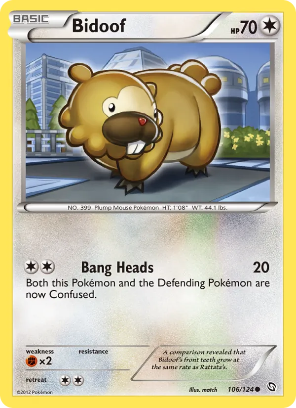 Bidoof #106/124