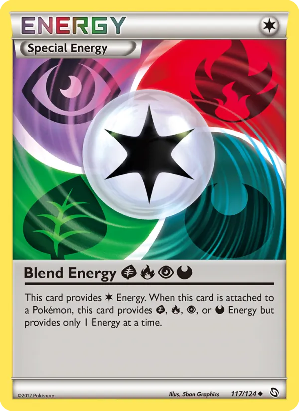 Blend Energy Grass Fire Psychic Darkness, Dragons Exalted #117/124
