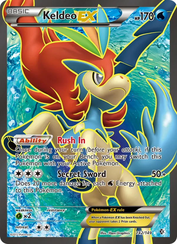 Keldeo-EX #142/149