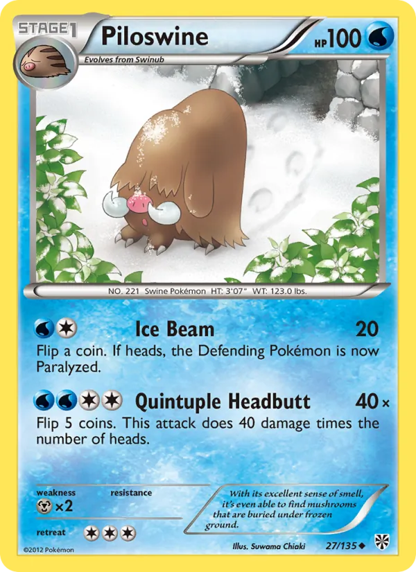 Piloswine #27/135