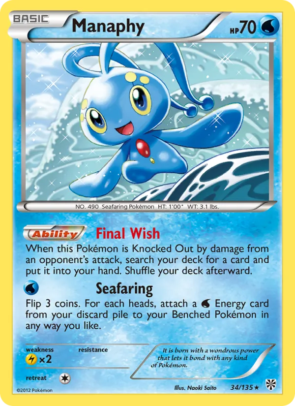 Manaphy #34/135