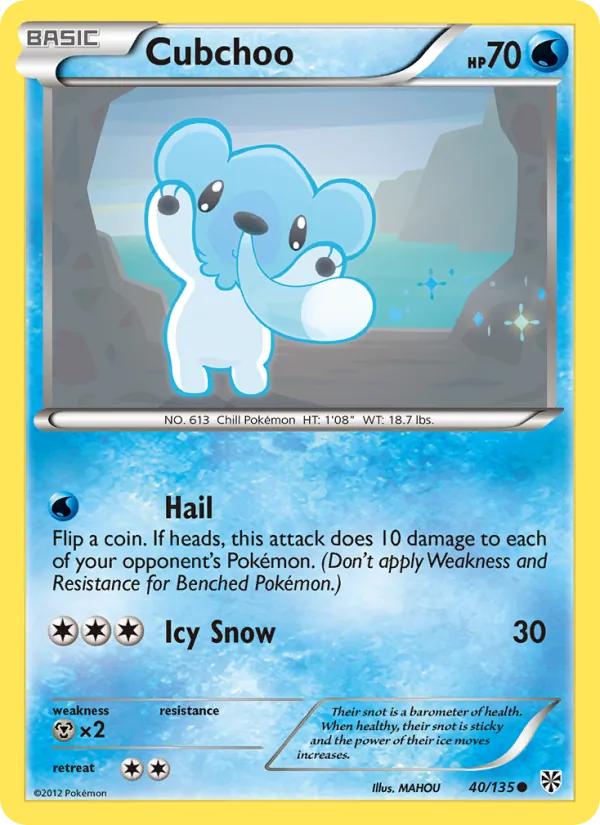 Cubchoo #40/135