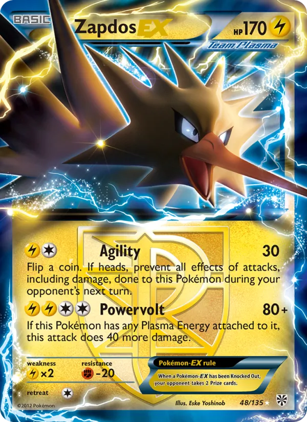 Zapdos-EX #48/135