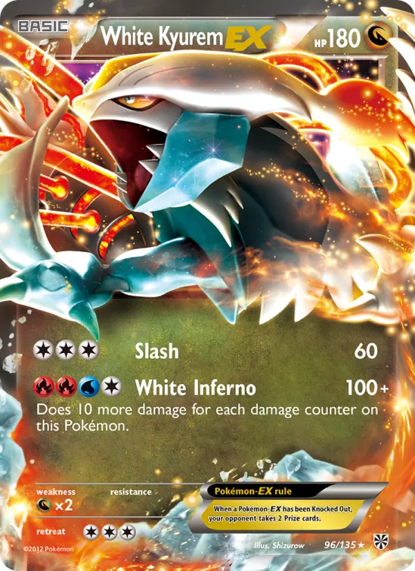 White Kyurem-EX #96/135