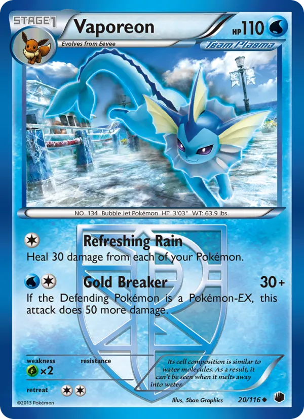 Vaporeon #20/116