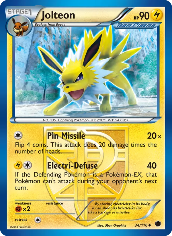 Jolteon #34/116