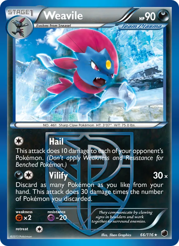Weavile #66/116