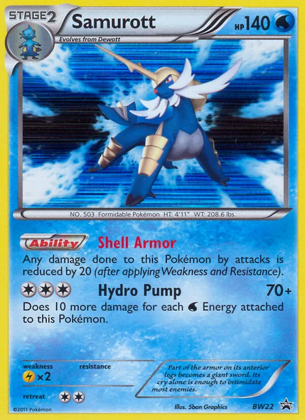 Samurott #BW22/101