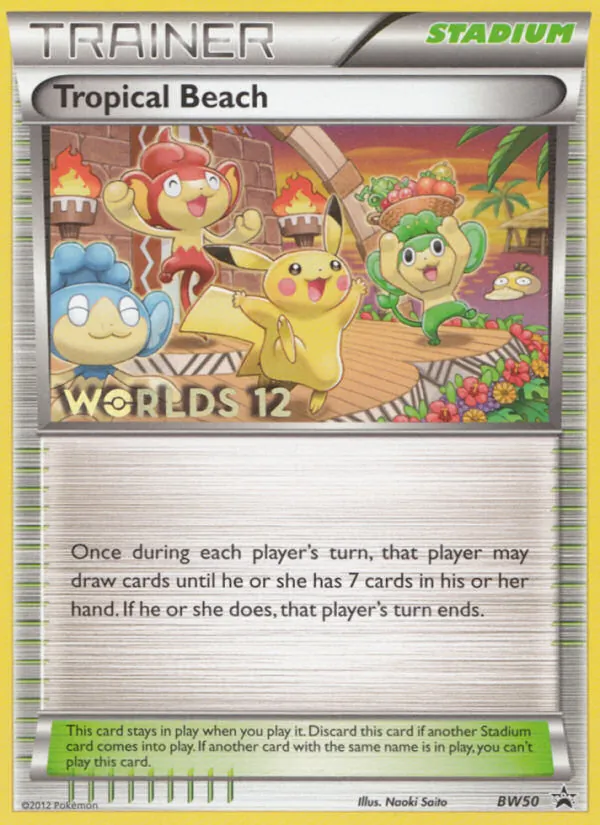 Tropical Beach, BW Black Star Promos #BW50/101