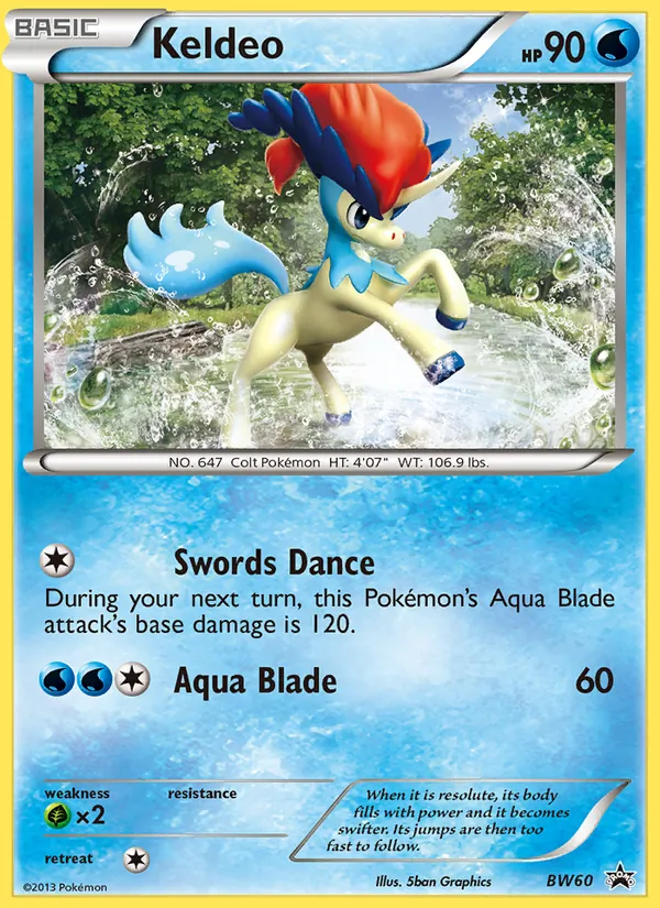 Keldeo #BW60/101