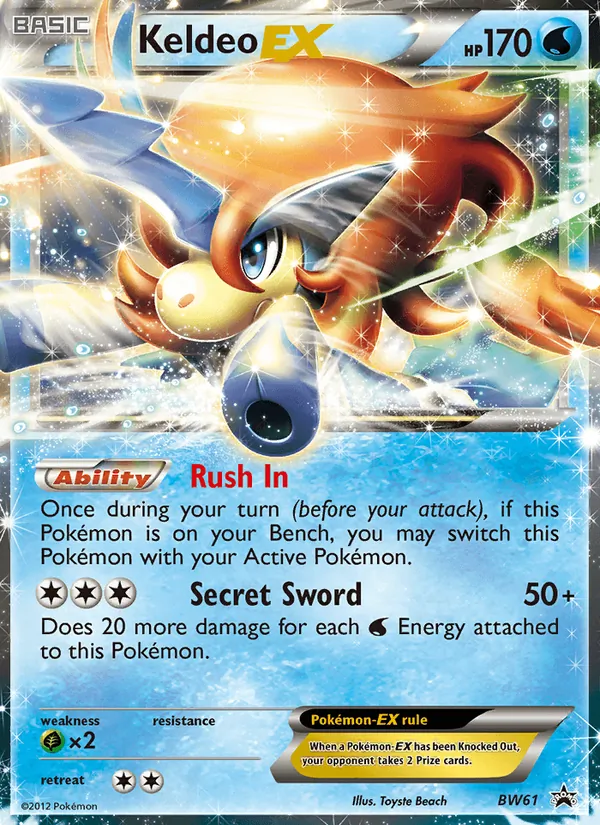 Keldeo-EX #BW61/101
