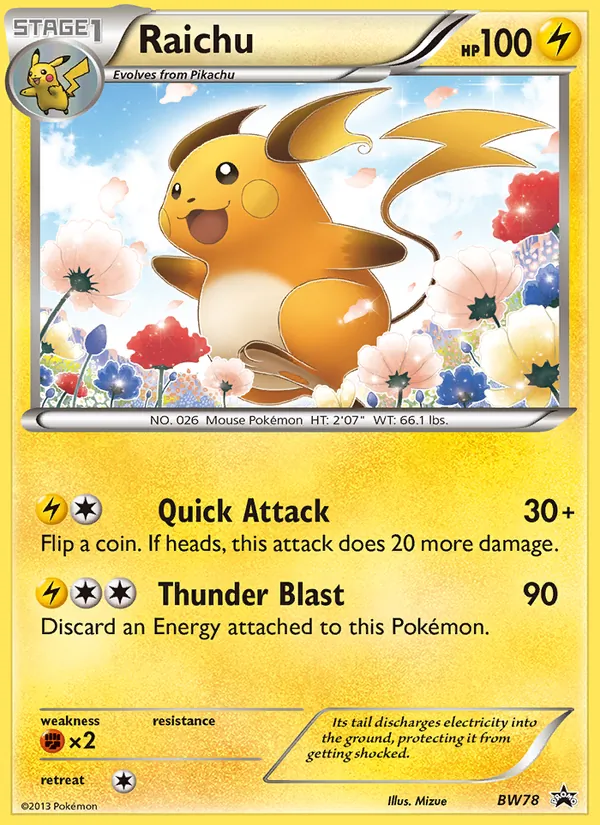 Raichu #BW78/101