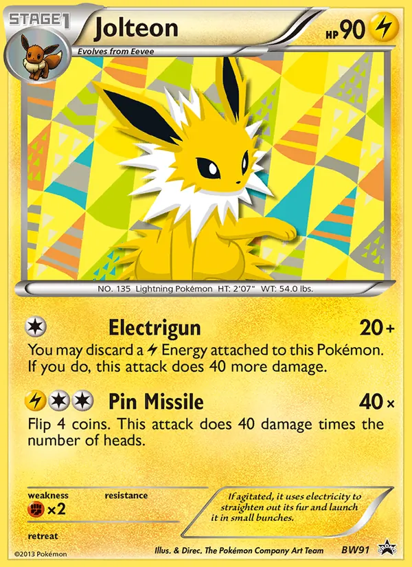 Jolteon #BW91/101