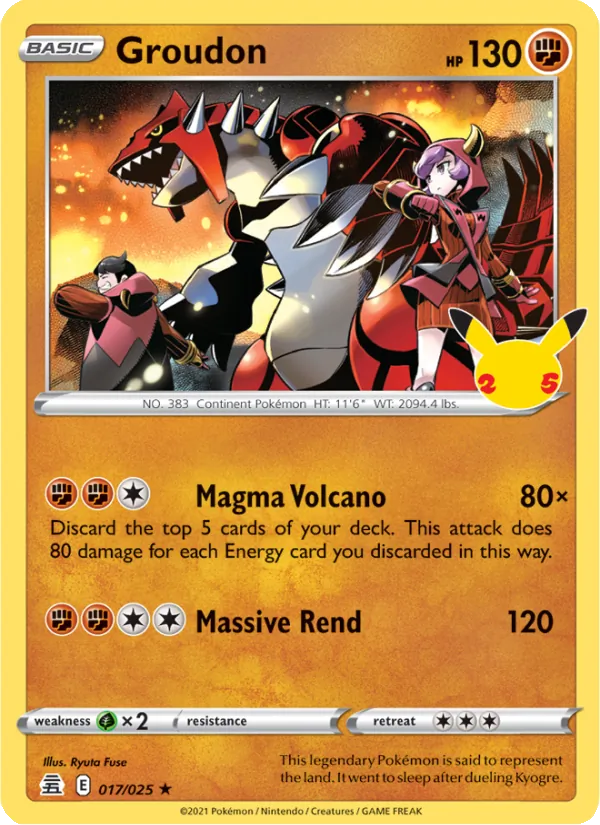 Groudon #17/25