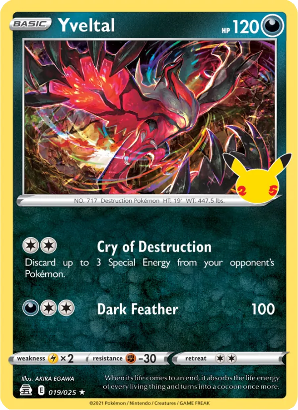 Yveltal #19/25